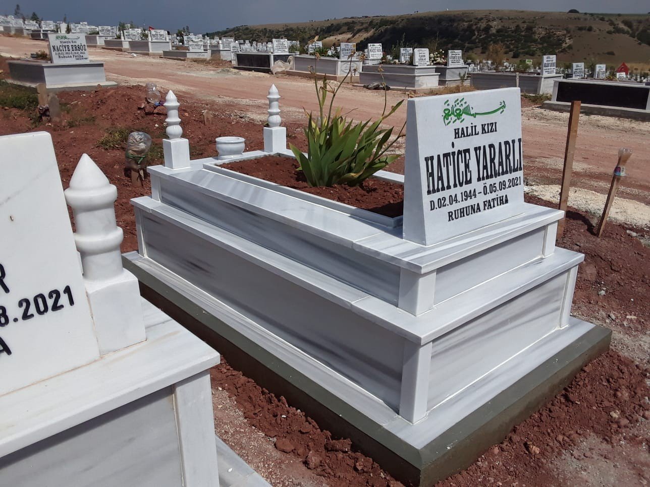 Asır Mezar Çift Taban Mermer Mezar Modeli
