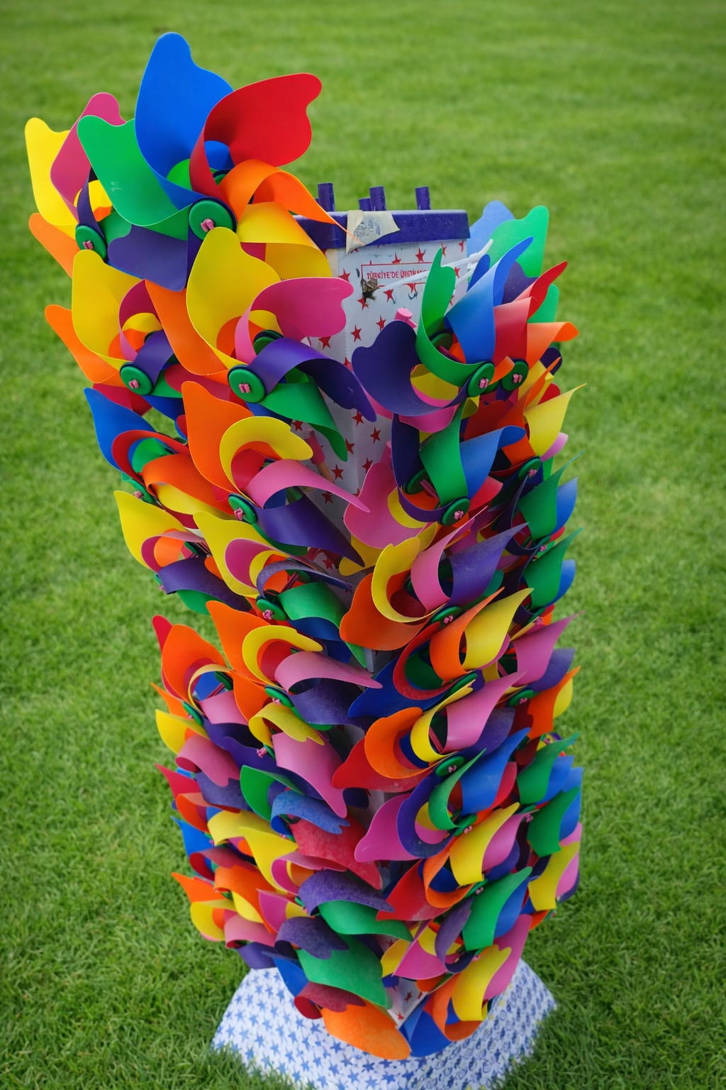 Rüzgar Gülü – 25 cm Çap | 50 cm Ahşap Çubuk - Görsel 2