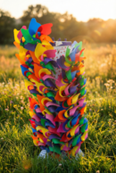 Rüzgar Gülü – 25 cm Çap | 50 cm Ahşap Çubuk