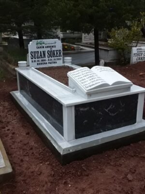 Asır Mezar Akşehir siyah mermer