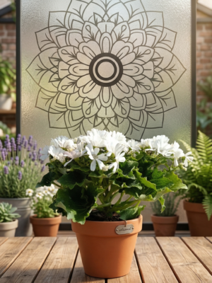 Beyaz Sindirella Doğal Çiçek