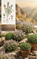 Doğal Dağ Kekiği Çiçeği